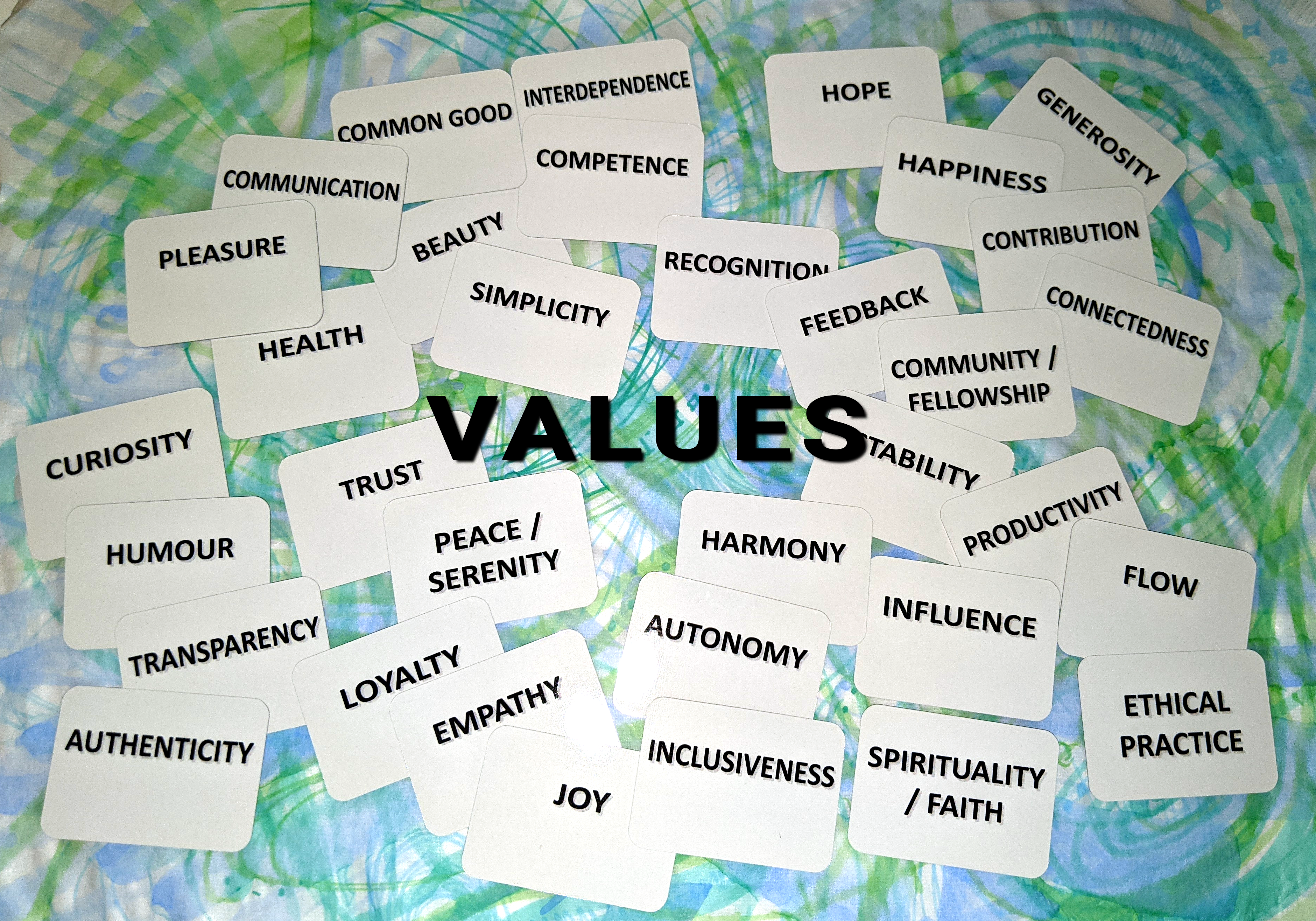 Values-words